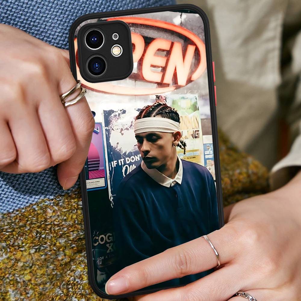 Чехол Trueno Rapper для IPhone 16 15 14 11 12 13 Pro Max Plus X XS MAX с матовой мягкой задней панелью