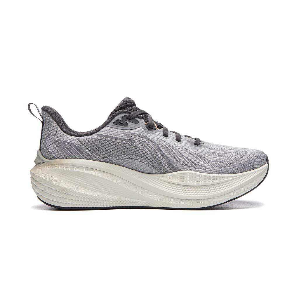 Li Ning You Ran 2 Для ежедневных поездок на работу, бега трусцой, тренировок, мягкий отскок, толстая подошва, увеличение роста, удобные, повседневные, низкие, беговые кроссовки ARSW039-3