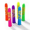 6Pcs 5G Face Paint Crayon Glow In Dark UV Blacklight Fluorescent Water-Based Paint Stick Kids Adults Party Cosplay Makeup Body Art Face Painting