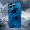 Manta Ray Ocean Animal For iPhone 12,14,13,15,16,11,17,X,Mini,XR,SE,XS,Plus,Pro,Max,8,7,Soft Silicone Black Case