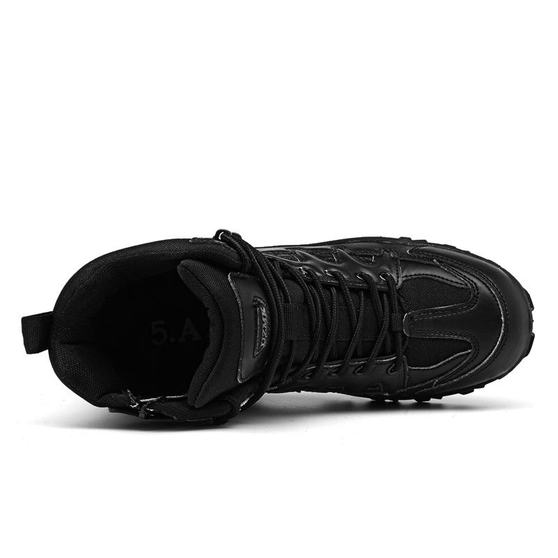 Мужские высокие уличные тактические боевые ботинки, Большой размер