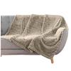 Plaid - Mini Breetzy - Flanelle 100% Polyester - 125 X 150 Cm - Couleur Taupe