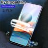 2PCS HD Hydrogel Film for iPhone Samsung Huawei Honor Xiaomi Redmi OPPO Realme Vivo OnePlus Phone Screen Protector Soft Full Cover