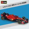 Ббураго 1:43 Команда Формулы 1 Red Bull Racing RB21 RB20 Mclaren MCL60 MCL38 W16E Модель игрушки гоночного автомобиля SuperCar из сплава для симулятора Формулы 1