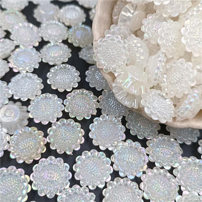 20 шт. свободные бусины с двойным отверстием AB цвета, подвески, бусины подсолнечника для изготовления ювелирных изделий, сделай сам, материал для изготовления бисера ручной работы