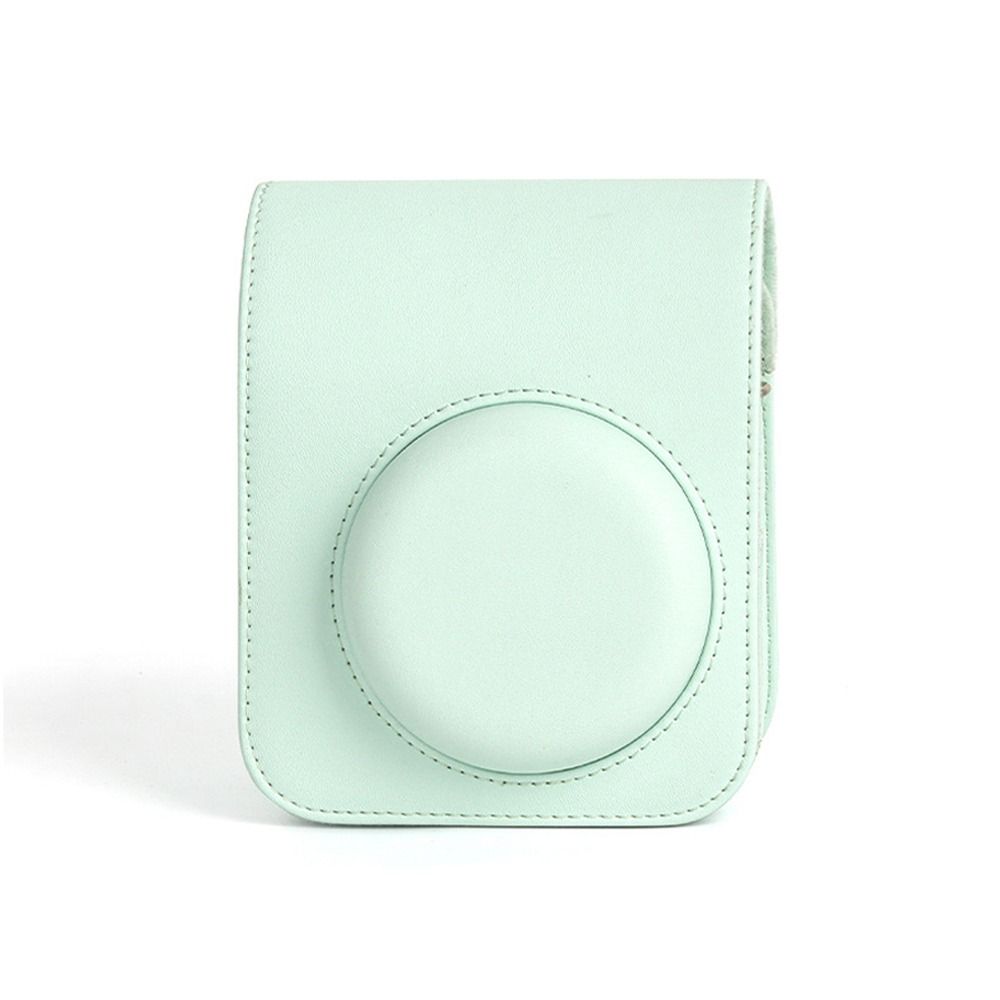 with Shoulder Strap Instant Camera Case PU Leather Protective Cover for Fujifilm Instax Mini 12