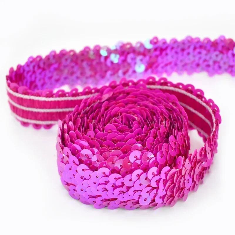 2/5/10 метров Meetee 30 мм кружевная лента с пайетками, эластичная ткань, отделка кружевом для одежды, эластичная лента, аксессуары для шитья и украшения своими руками