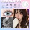 Eyeshare 1 Pair Green Contact Lenses for Eyes Beauty Pupils Lenses Eye 14.2mm Yearly Use Fashion Blue Colored Contacts Lenses Green