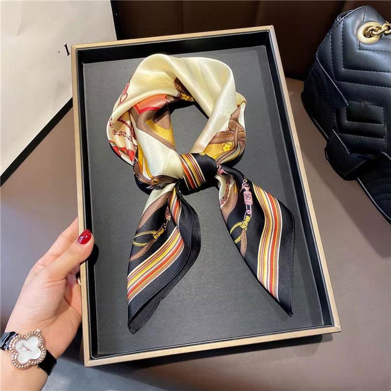 100% натуральный шелковый квадратный шарф женский бандана платок шарфы шали квадратный ворот фуляр накидки cachecol femme schals bufanda