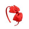 4'' Satin Little Girls Kids Hair Accessories Bow Hairband Headwear Hair Hoop Ribbon Headbands