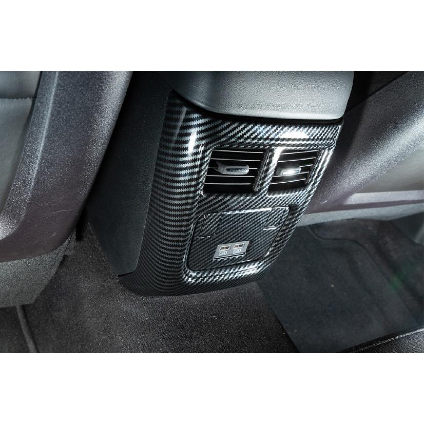 Накладка-декорация на панель заднего воздуховода для Dodge Charger Chrysler 300C 2011-2022, формовки интерьера