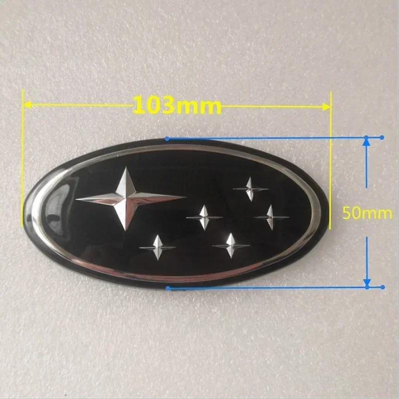For Subaru Impreza Legacy STI WRX BRZ Tribeca Forester XV Outback 10.3x5CM Car Front Rear Logo Emblem Tail Trunk Cover Sticker cc11
