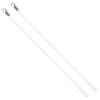 Upgrades Fiberglass Vertical Blind Tilt Wand Adjustable Tilt Rod with Hook & Grip for Window Blinds Replacement Parts