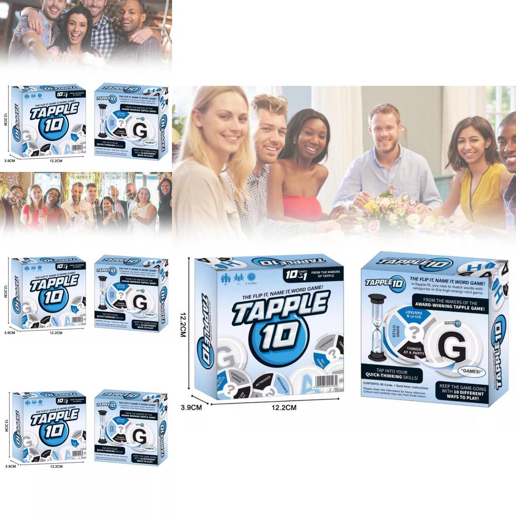 Tapple Английская карточная игра Интерактивная веселая обучающая игра для всех возрастов