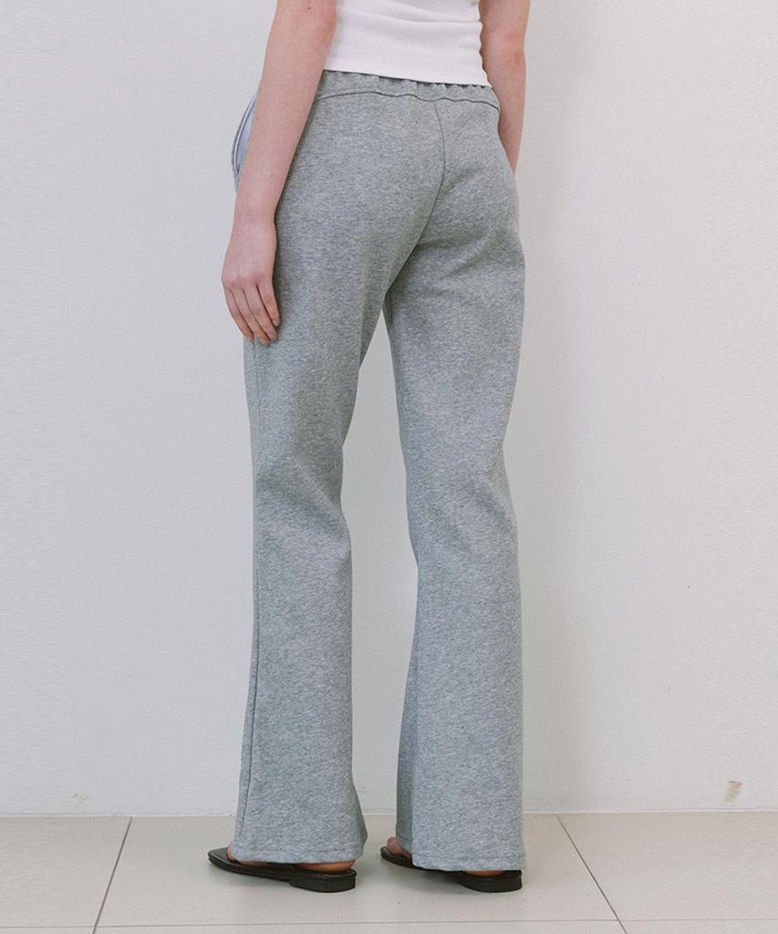 LAMINEZ Semi-Bootcut Sweatpants - Gray