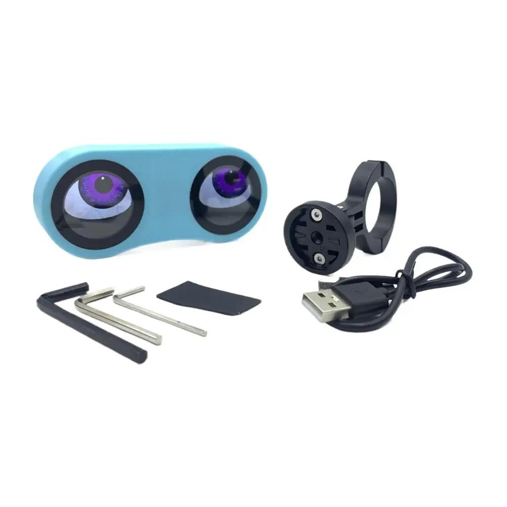 Умный задний фонарь для велосипеда «Дьявольские глаза», водонепроницаемый светодиодный задний фонарь для велосипеда/мотоцикла для ночной езды, с подзарядкой Type-C N6V3