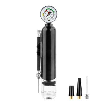 Воздушный насос для мячей Портативный спортивный насос с манометром со съемным шлангом для футбола, баскетбола