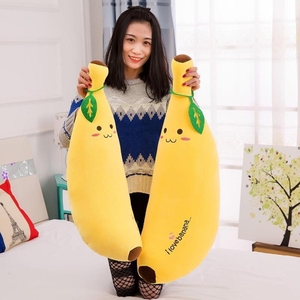 Stuffed Toys Plush Plants Fruit Plush Doll Banana Plush Toy Banana Stuffed Toys Fruit Plush Pillow