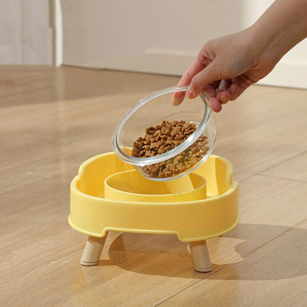 Drinking Water Pet Dog Cat Bowl Protect Cervical Vertebra Cat Food Bowl  for Dogs
