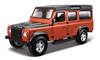 Burago Land Rover Defender 110 Station Wagon 1995 (Orange) 1/32 Scale Diecast Model Car