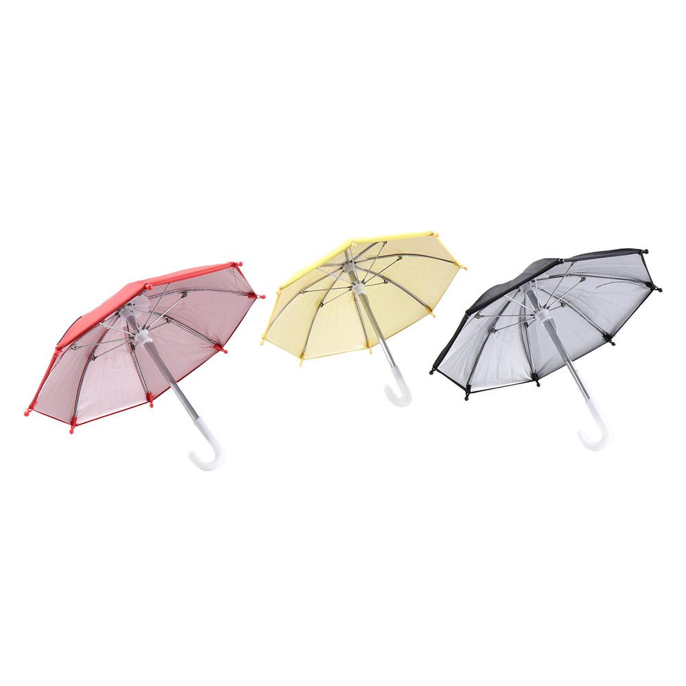 Polyester Novelty Sunshade Umbrella Bicycle Phone Holder Mini Umbrella Motorcycle Phone Holder