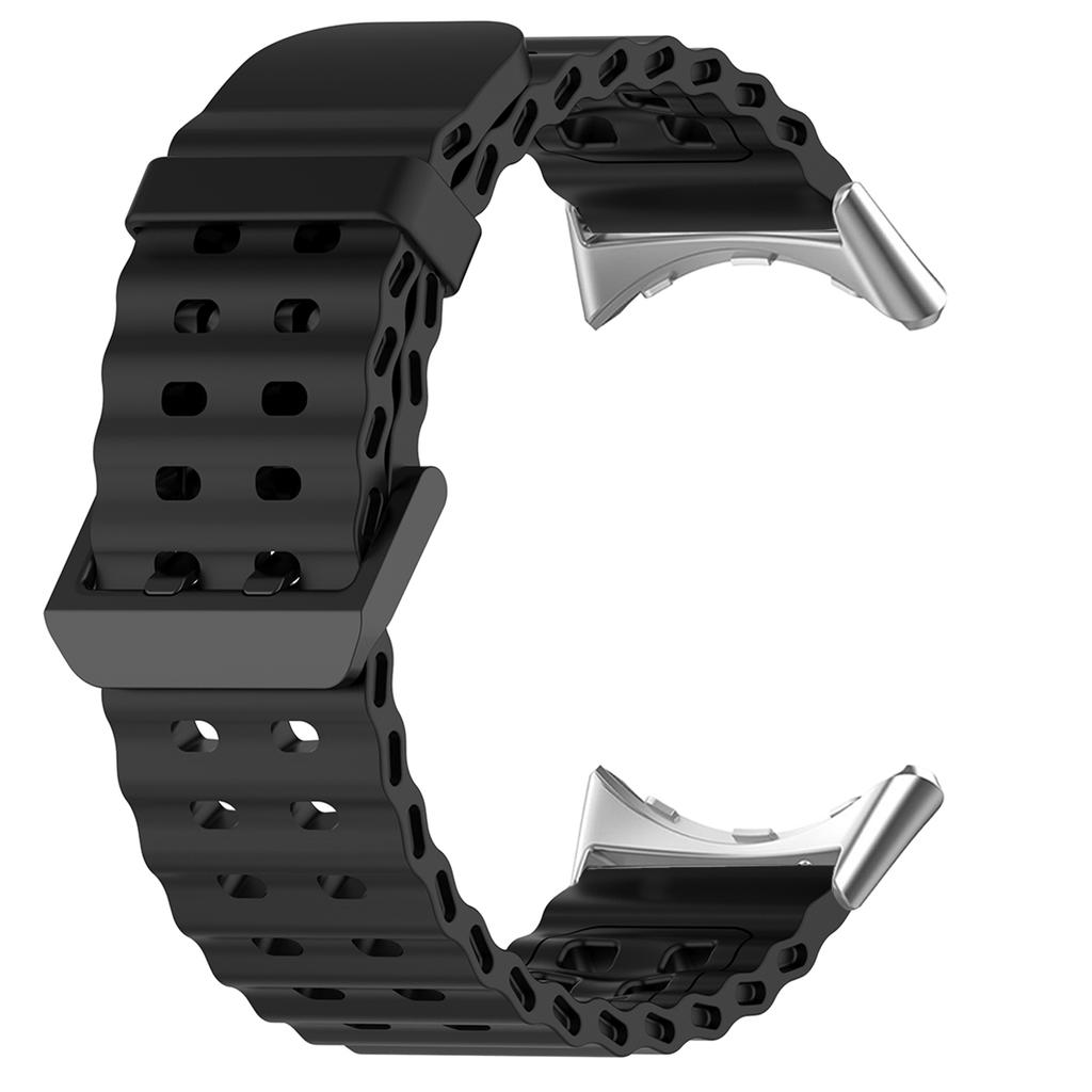 Морской океанический ремешок для Google Pixel Watch 4/3 45 мм Двухцветный силиконовый ремешок для Pixel Watch 3/4 45 мм Дышащий спортивный браслет
