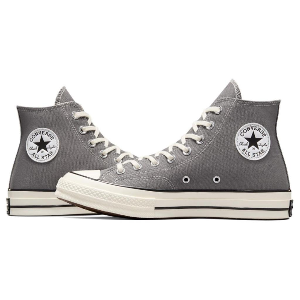 Converse Chuck 70 High Vintage Canvas - Origin Story Серые кроссовки унисекс Egret Black A05584C