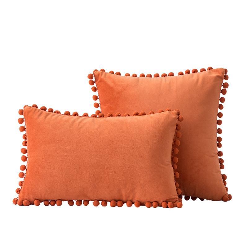 Наволочки для подушек 18x18 бирюзового цвета: 2 упаковки удобных мягких помпонов бархатных квадратных декоративных наволочек для декора дома в фермерском стиле