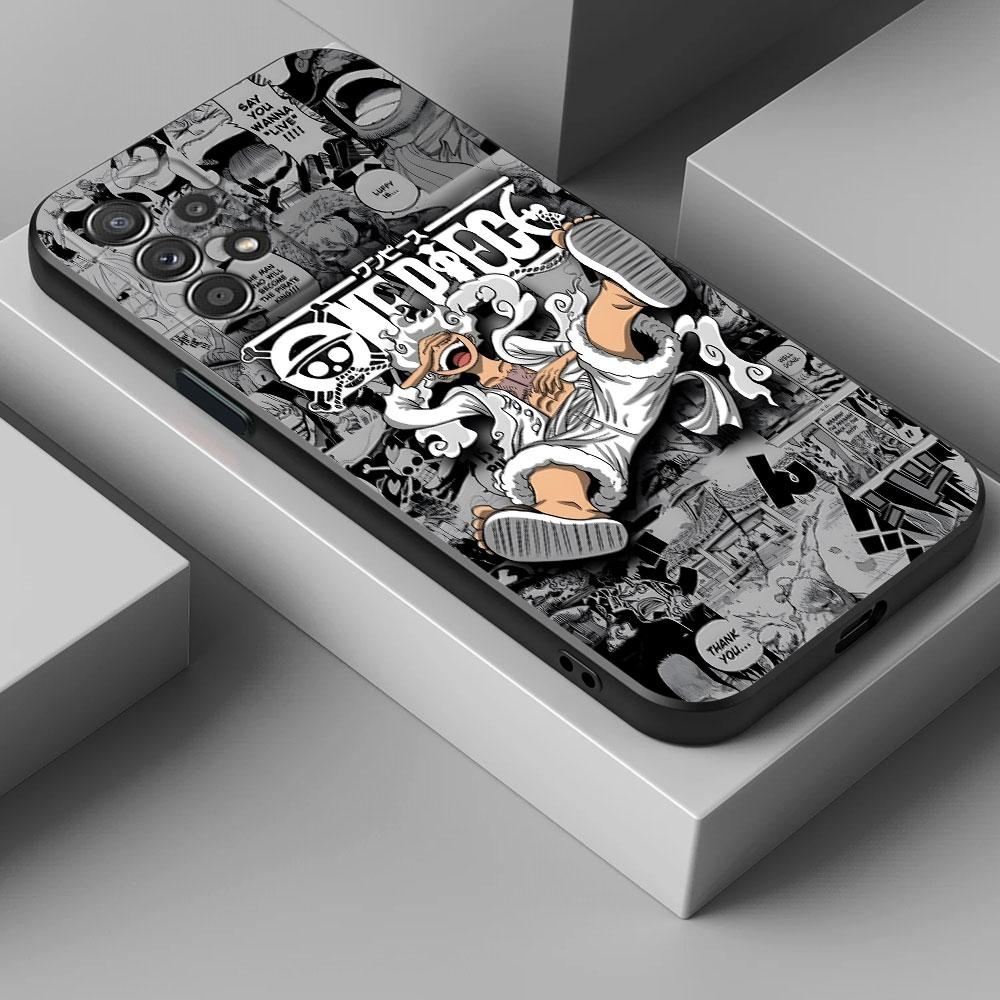 One-Piece Anime Monkey D Luffy Phone Cover For Samsung Galaxy A56 A57 5G A37 A55 A36 A26 A17 A07 A35 A34 54 A52 A73 A72 A32 Case