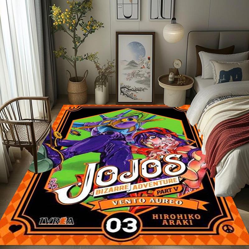 Vibrant Manga Artistry carpet floor mats Home Decor Bathroom mat Office chair cushion Art