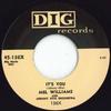 7-дюймовая пластинка MEL WILLIAMS - It's You / I Got Eyes 45136 Dig 1957 UK Blues