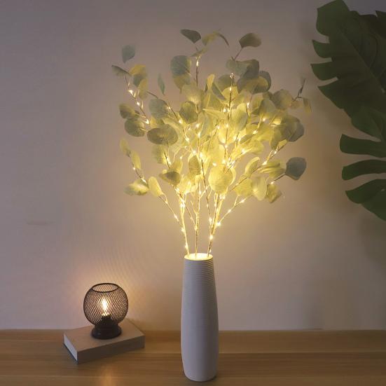 Освещенные оливковые ветви с таймером ваза искусственные ветви деревьев реалистичные искусственные ветви светильник для дома гостиная спальня декор