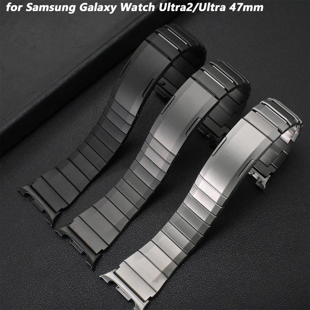 Ремешок из нержавеющей стали для Samsung Galaxy Watch 8 44мм 40мм 8 Classic 46мм Ultra 2025 Ремешок для Galaxy Watch 7 6 5 4 FE 44мм 40мм