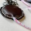 Creative Leather Keychain Practical Pendant Keychain Built-in Tape Measure Pendant Men Women Universal Handmade Key Accessories