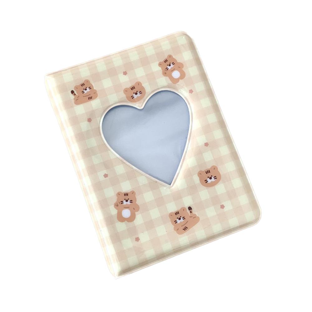 Cartoon Bear Photo Album 3 Inch Photocard Holder Korean Idols Cards Collect Book 40 Pockets Mini Instax Photos Album