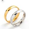 Шаровая дуга Глянцевая пара Нержавеющая сталь Титановая сталь Изысканное кольцо Кольцо Трансграничные аксессуары Ювелирные изделия