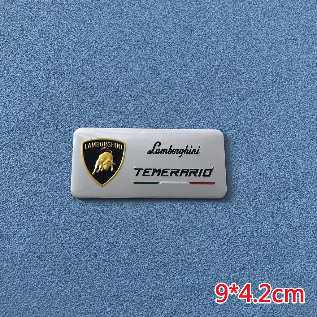 Алюминиевая автомобильная наклейка с рисунком Ferrari Наклейка-деколь Обложка Значок Принадлежности Замена Автостайлинг Декаль Для Lamborghini LP570 LP610 Urus