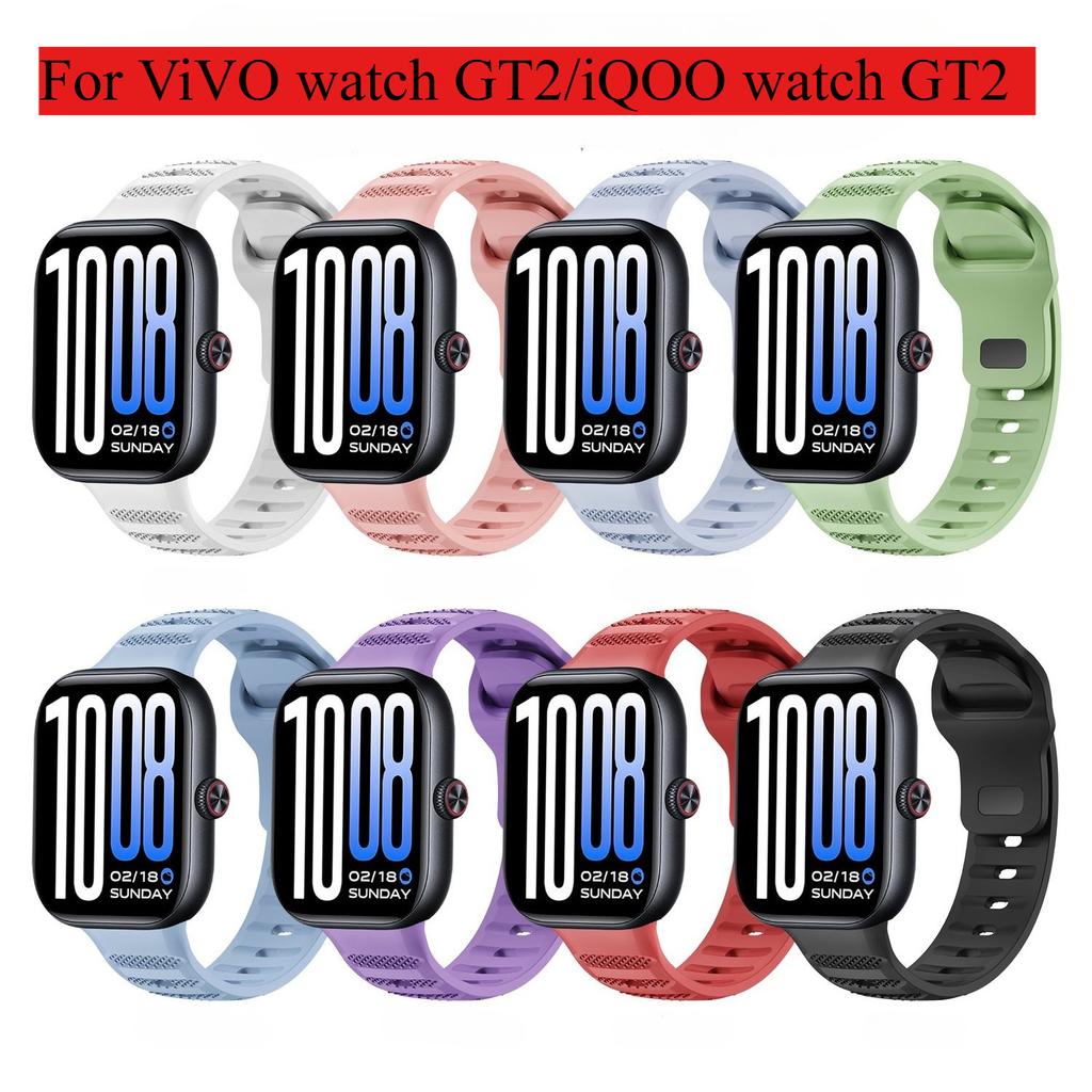 Силиконовый ремешок для часов OPPO watch GT2 спортивный ремешок без зазора Браслет iqoo watch GT2
