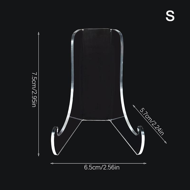 Подставка для тарелок из прозрачного акрила, столешница для чайной книги, журнала, коллекции картин, витрины для тарелок, мисок, подставки для мольберта