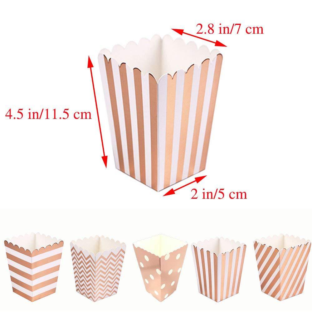 12шт блестящие 8 цветов коробки для попкорна товары для свадебной вечеринки