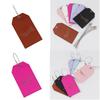 Travel Luggage Tags with Steel Loops Suitcase Tags PU Leather Luggage Tags Suitcase Tags Boarding Travel Tags