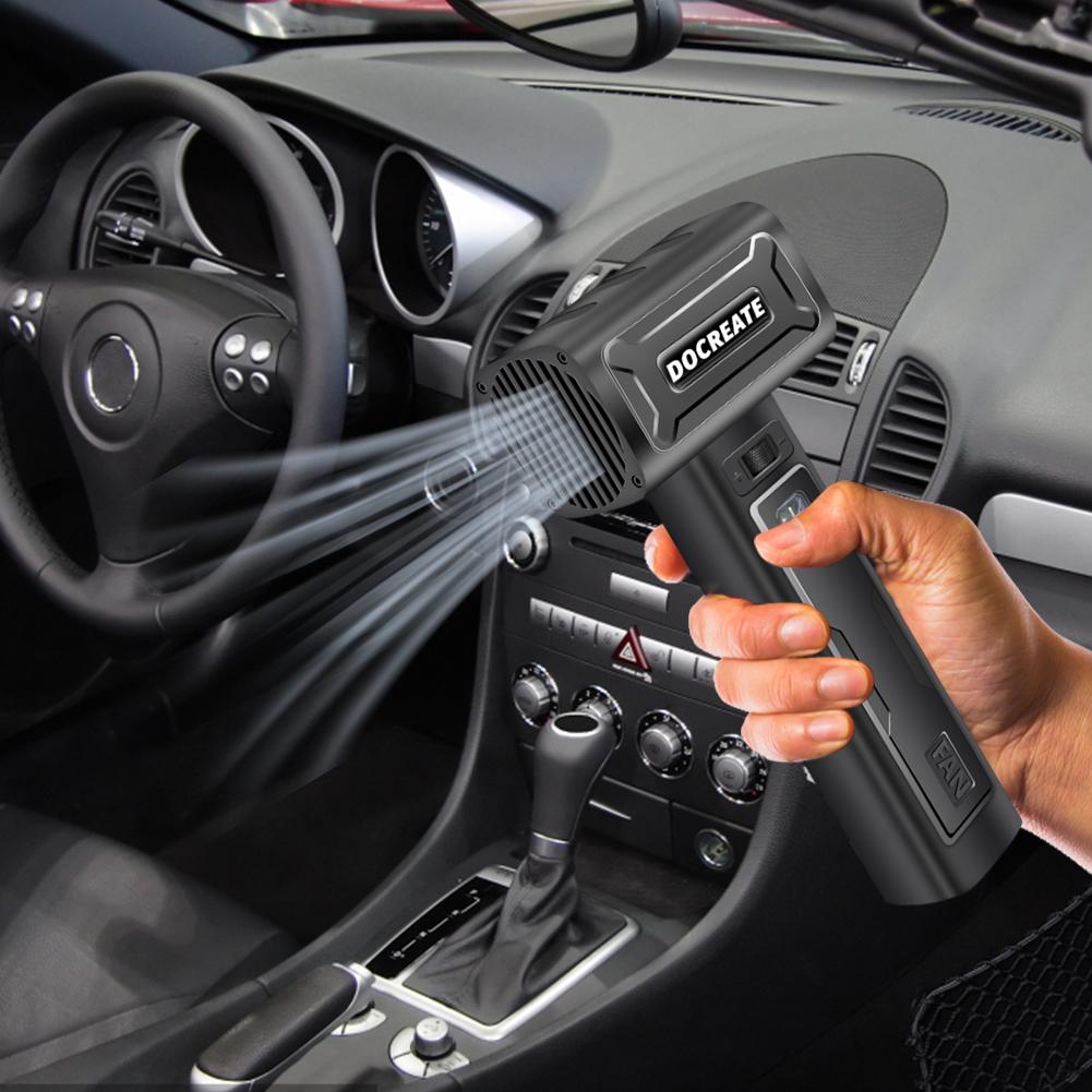 Мини-ручной турбореактивный вентилятор с бесщеточным двигателем, мощный канальный вентилятор, тяга 1 кг, мощный турбореактивный вентилятор, электрический воздуходув, сушилка для автомойки