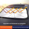 AARX1 Car Windshield Sunshade Umbrella UV Protection Interior Keychain For Lexus GS IS LS500h ES260 ES300h RX350h NX260 UX260 LM LC