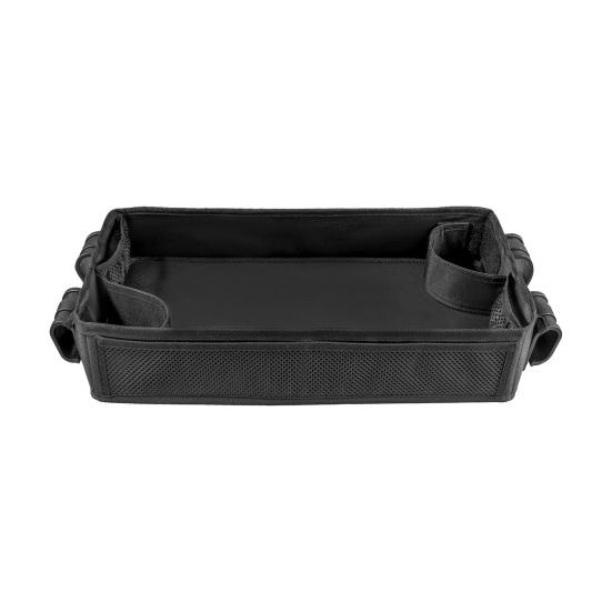 Детский поднос для коляски Wonderfold W1/W2/W4 с 2 подстаканниками, множеством сетчатых карманов, большой вместимостью, пристегивающимся креплением, детский органайзер для автомобиля, перекус в коляске