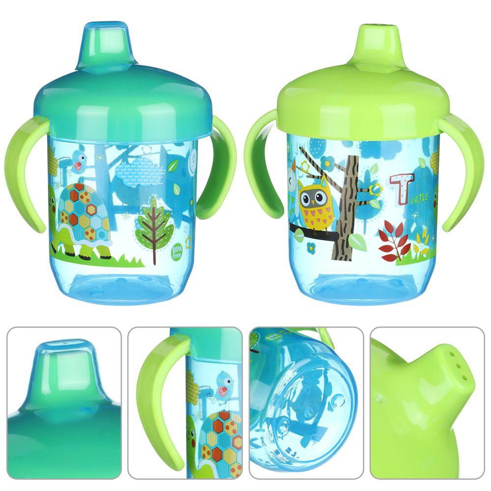 Leakproof Feeding BPA Free Double Handle Bottle Water Cups Learning Drinking Cup Duckbill