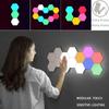 Colorful Color-changing Wall Lamp Living Room Decoration Honeycomb Lamp Atmosphere Lamp Touch Induction Lighting Wall Lamp