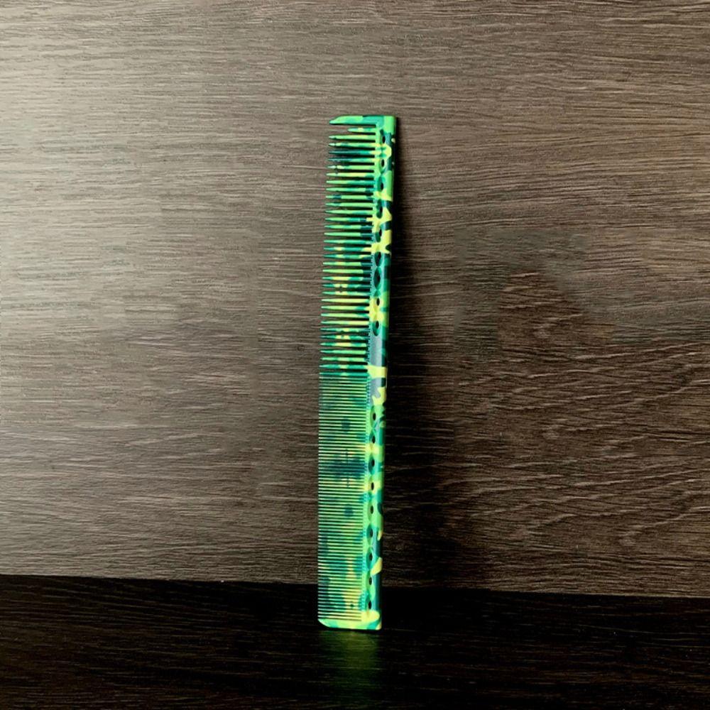 DIY Plastic Hair Cutting Comb Colored Professional Pro Hairdressing Combs Hard Durable Fine Cutting Comb Salon