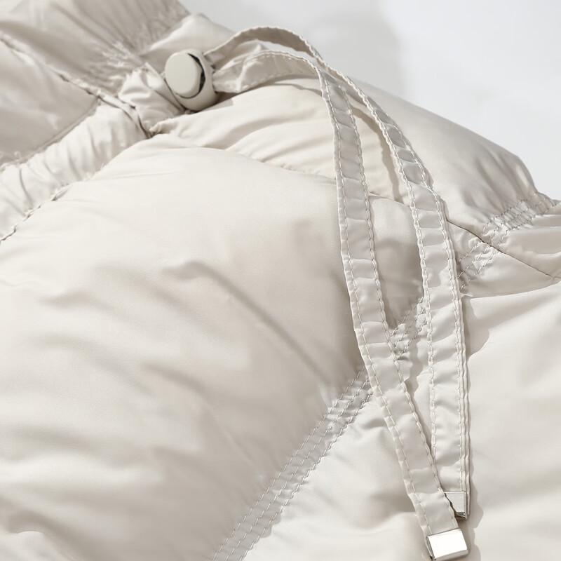 Women's Mid-Length Hooded Down Jacket