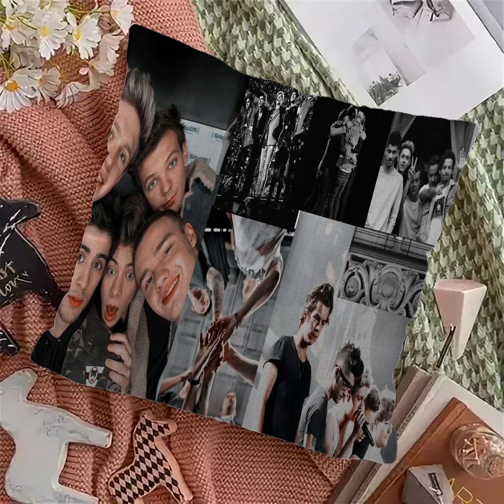 Подушка One Direction Подарки Мебель для дома и офиса Спальня Диван Автомобильная наволочка чехол 45x45см