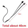 1 To 2/3/4/5/6/7 Splitter Connector For EL Wire Electroluminescent Light Conected With Inverter Cable LED Neon Light Wiring